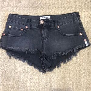 One Teaspoon Jean Shorts